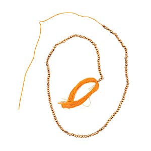 GCS Gold Pyrite Beaded Strand (13 Inches) 42.50 ctw