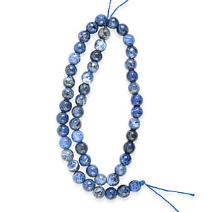 GCS Sodalite Round Beaded Strand (15 Inches) 146.00 ctw