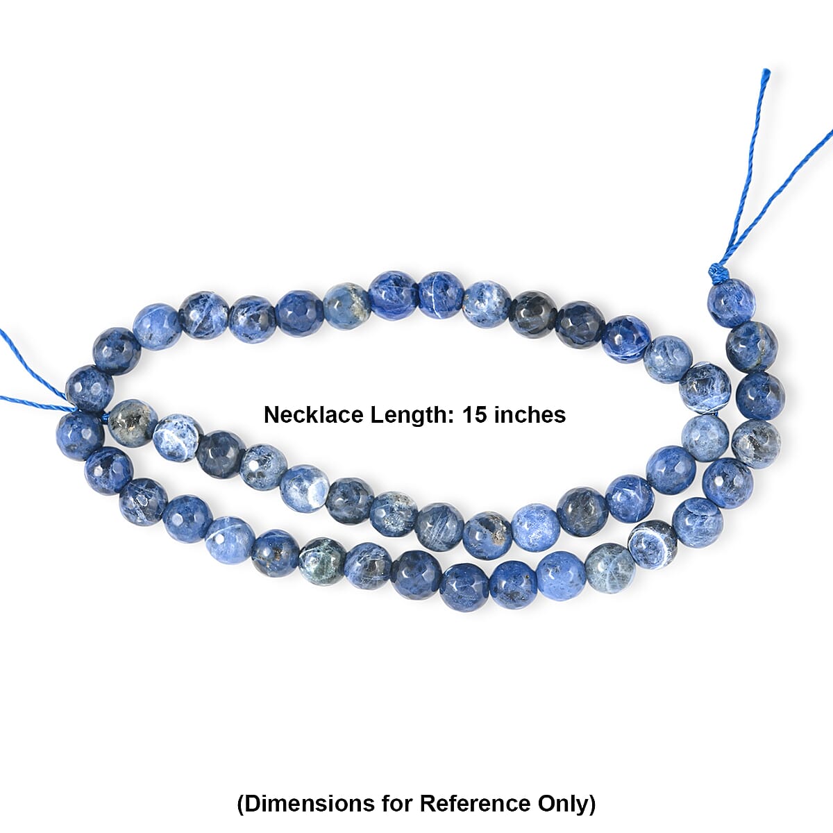 GCS Sodalite Round Beaded Strand (15 Inches) 146.00 ctw image number 3