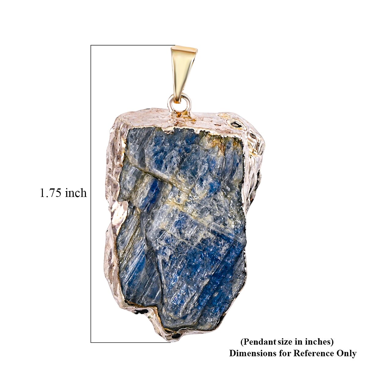 Sodalite 39.00 ctw Pendant Without Chain in Silvertone