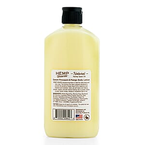 Hemp Heaven Natural Hemp Seed Oil Body Lotion (12oz) Sweet Pineapple & Mango