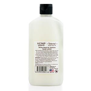 Hemp Heaven Natural Hemp Seed Oil Body Lotion (12oz) White Peach & Jasmine