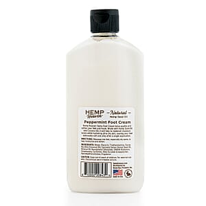 Hemp Heaven Natural Hemp Seed Oil Foot Cream (12oz) Peppermint