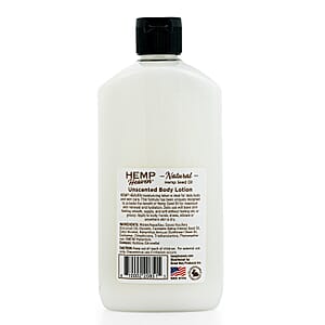 Hemp Heaven Natural Hemp Seed Oil Body Lotion (12oz) Unscented 