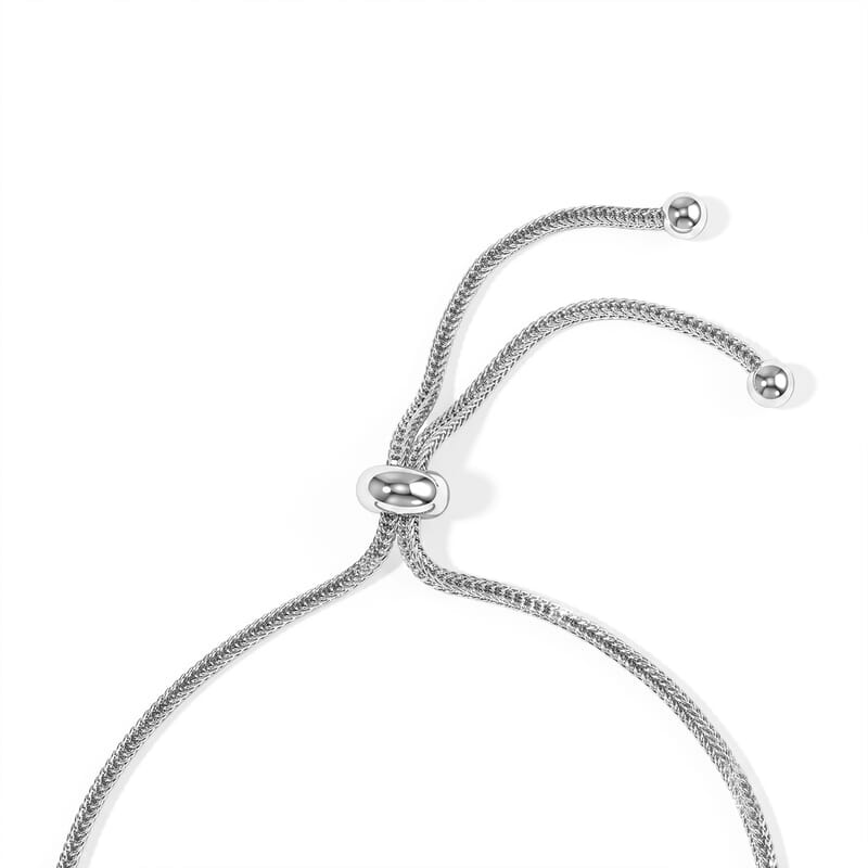 EverTrue Freshwater Pearl Bolo Bracelet in Stainless Steel