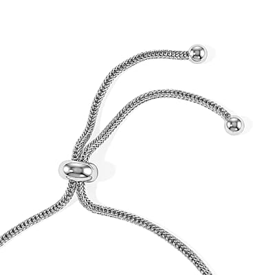 EverTrue Freshwater Pearl Bolo Bracelet in Stainless Steel