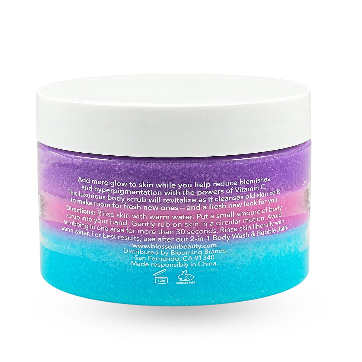 BLOSSOM Layered in LUXURY Vanilla 10.14oz Glowing Body Scrub Balm w/Vitamin C C/P 24 image number 2