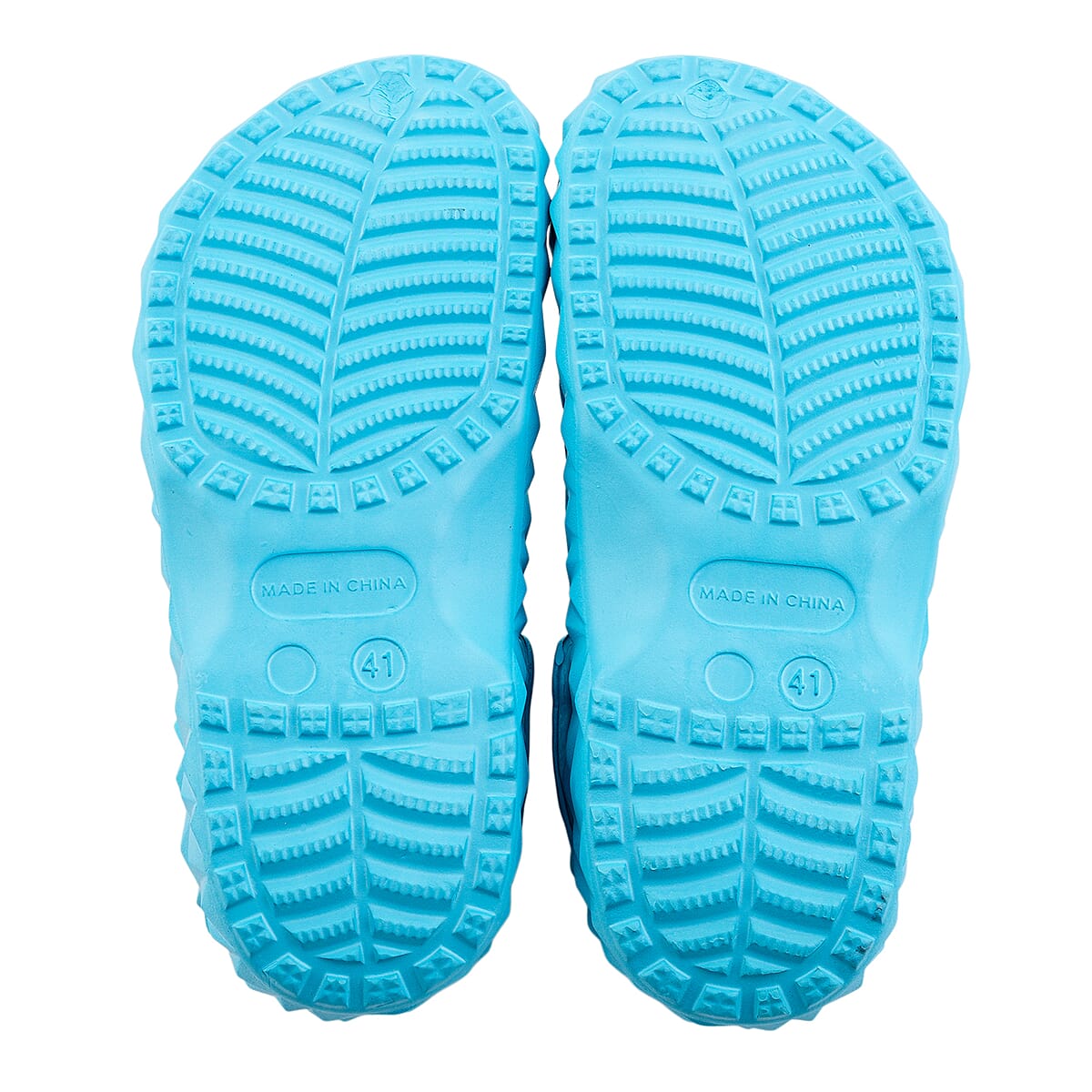 Royal Deluxe Blue Quilt Pattern Strap Clogs-5 image number 4