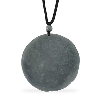 Natural Olmec Jadeite 155.00 ctw Carved Necklace in 24K Yellow Gold (28 Inches)