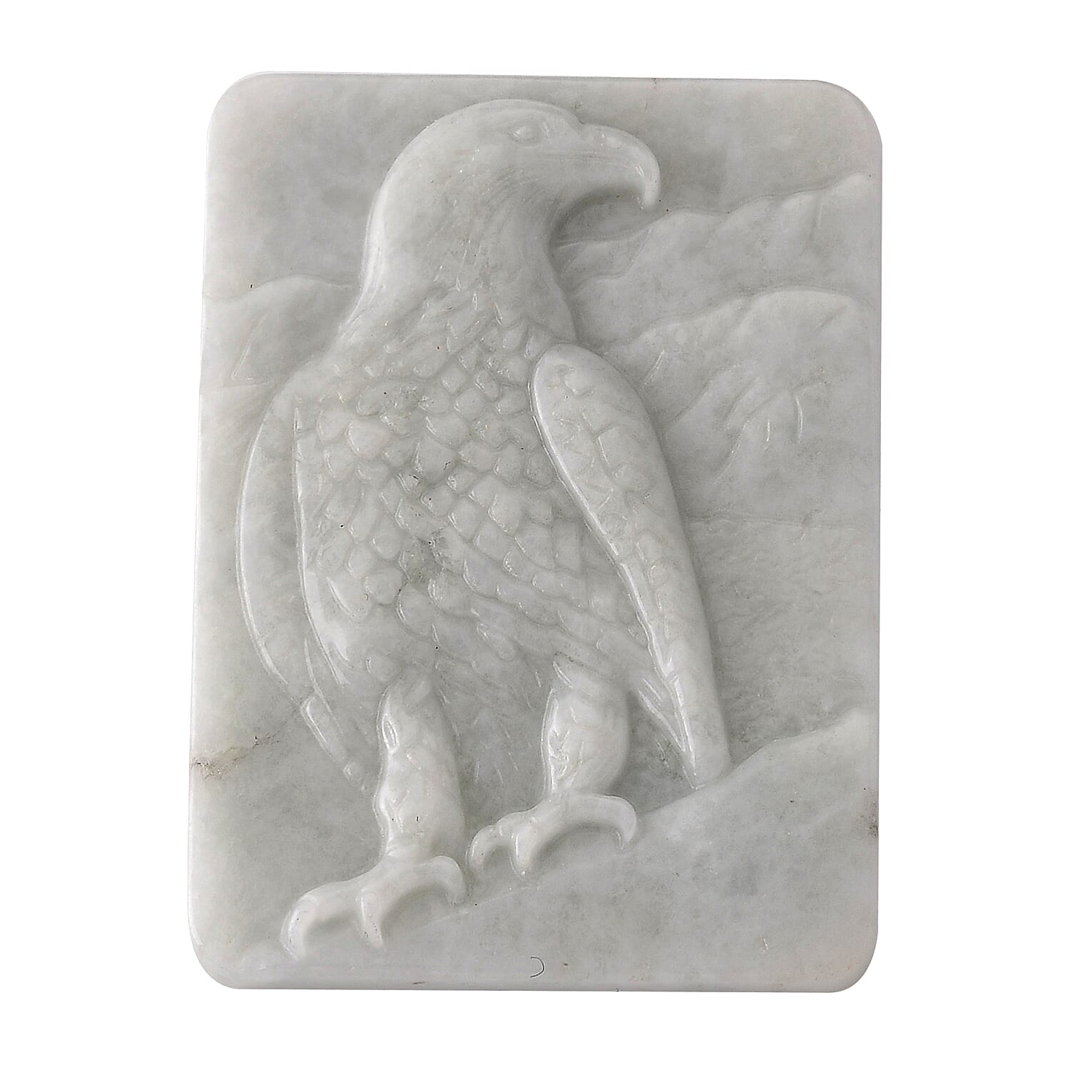 Natural Jade Eagle Carved Decoration 150.00 ctw