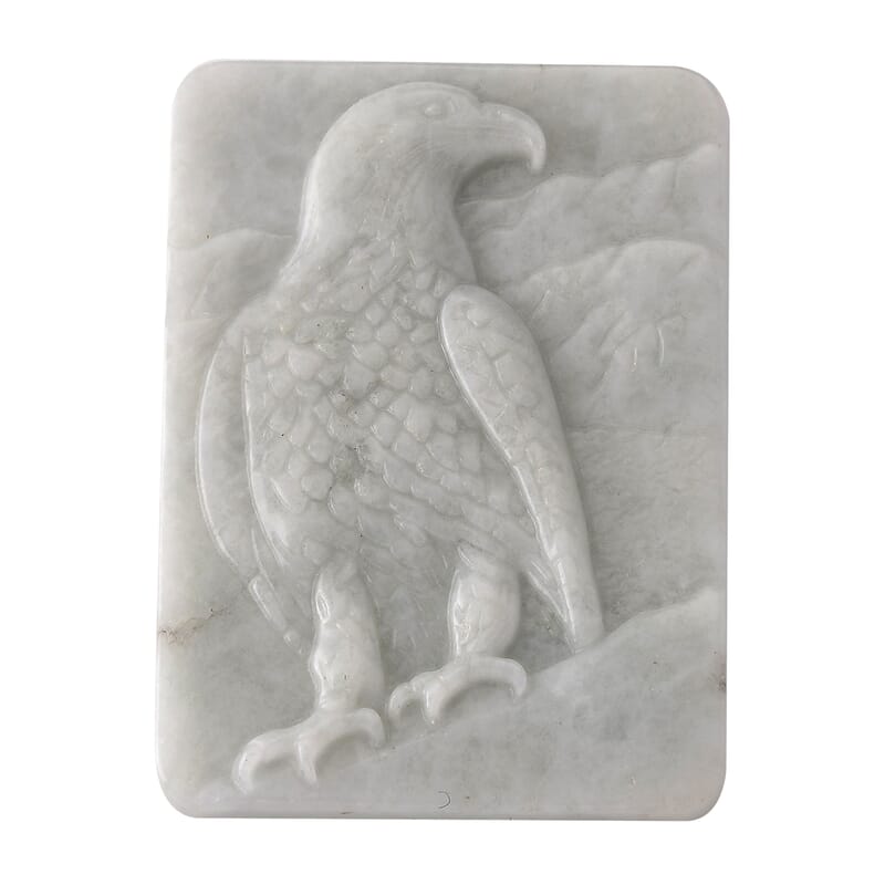 Natural Jade Eagle Carved Decoration 150.00 ctw