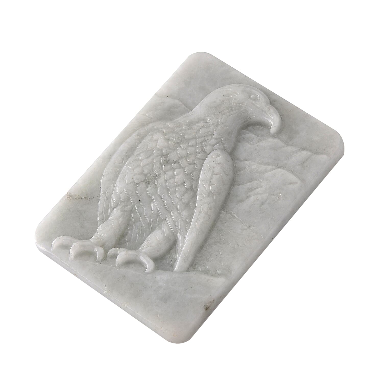 Natural Jade Eagle Carved Decoration 150.00 ctw