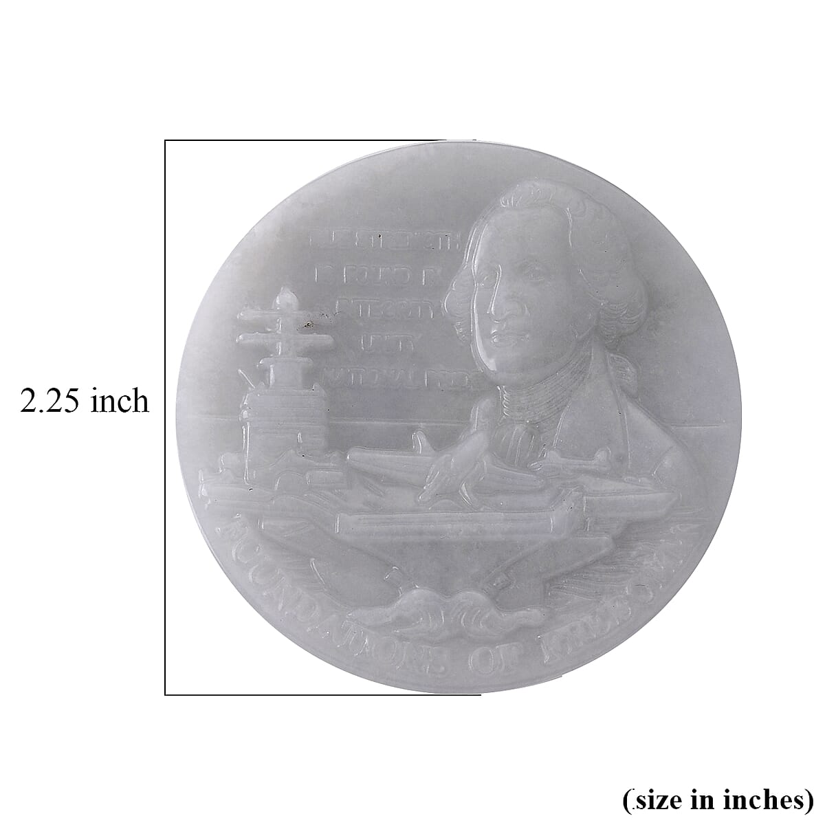Natural Jade Intaglio Carved Decoration 150.00 ctw image number 4