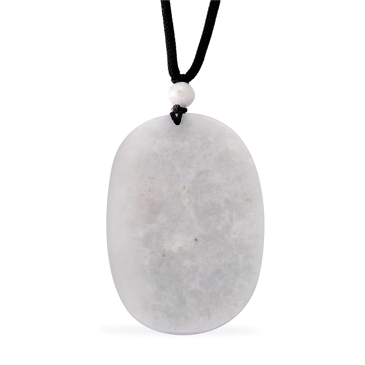 Natural Jade 125.00 ctw Carved Angel Necklace in 24K Yellow Gold (28 Inches)