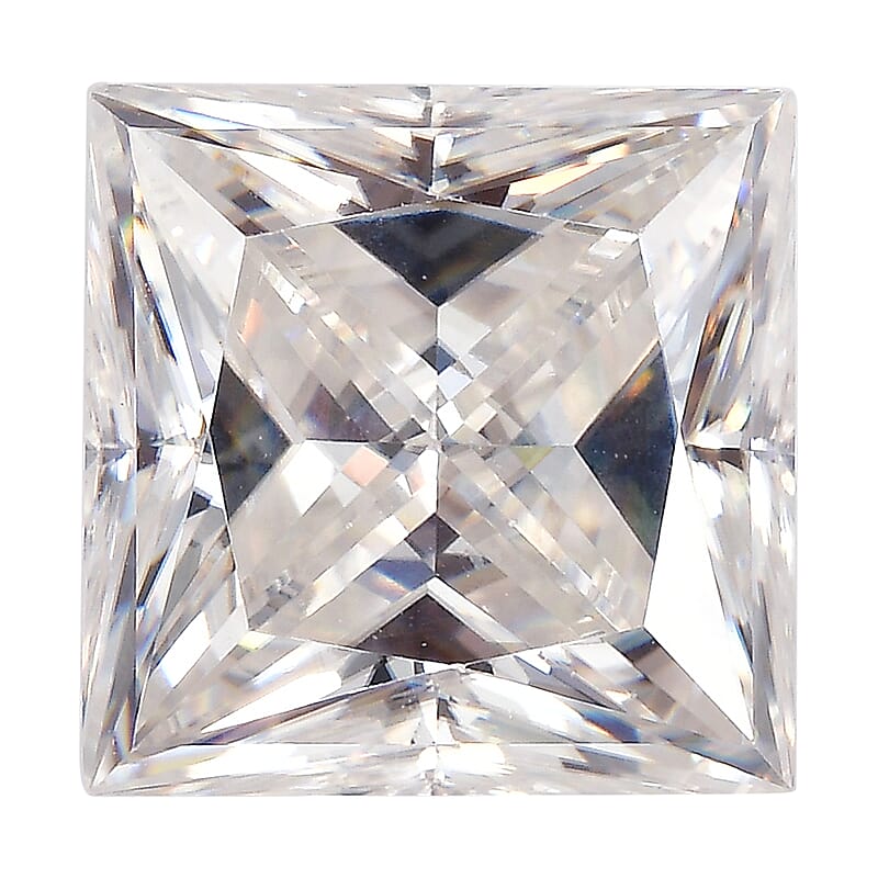 Princess Cut Moissanite (Sqr 10 mm) 4.77 ctw