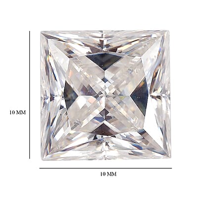 Princess Cut Moissanite (Sqr 10 mm) 4.77 ctw