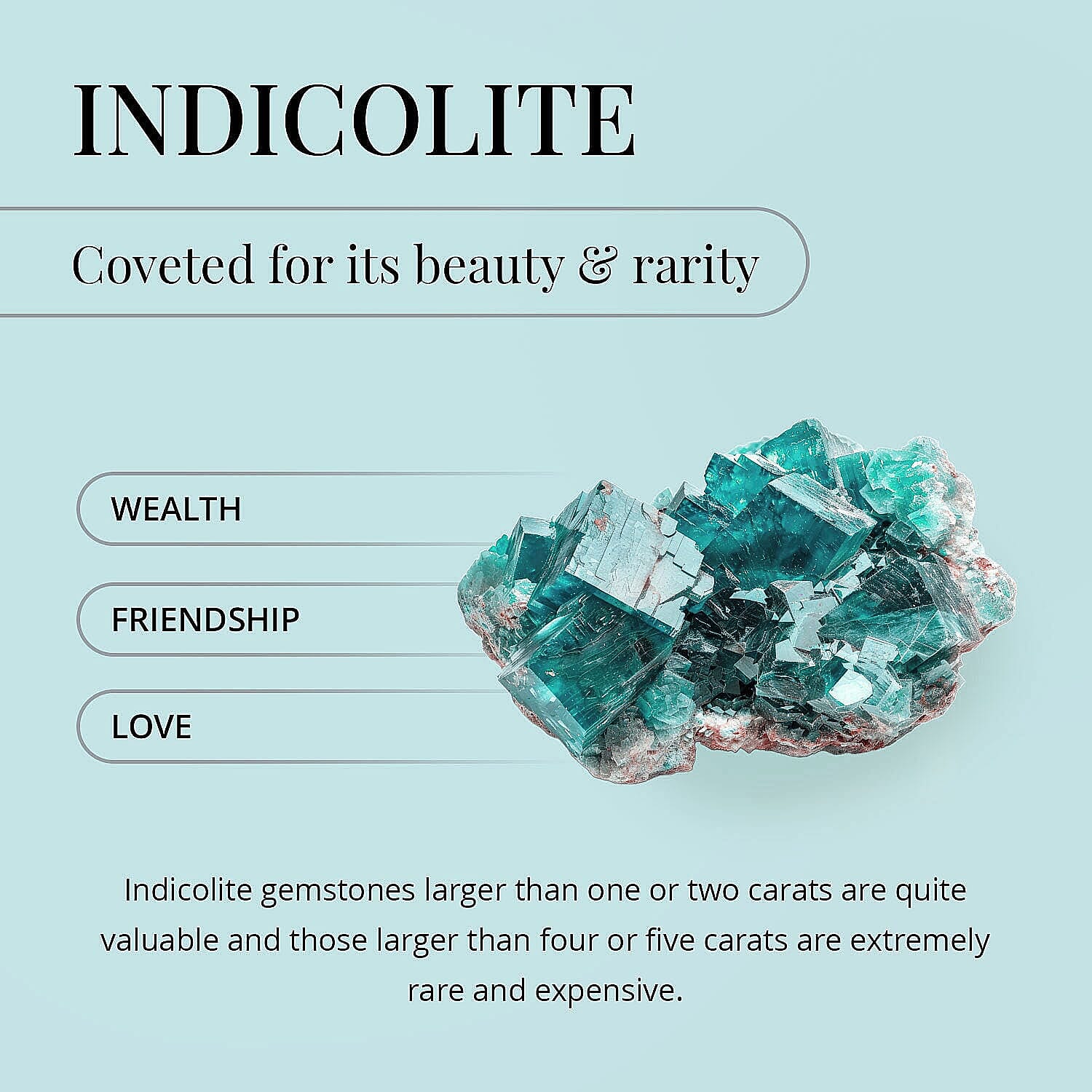 Luxoro AAA Monte Belo Indicolite and Paraiba Tourmaline 1.85 ctw Midnight Ocean Glow Ring in 10K White Gold (Size  7.0)