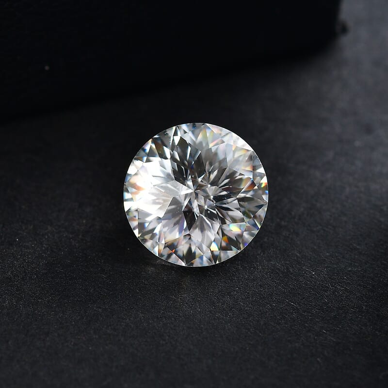 Fancy Cut Moissanite (Rnd 10 mm) 3.50 ctw