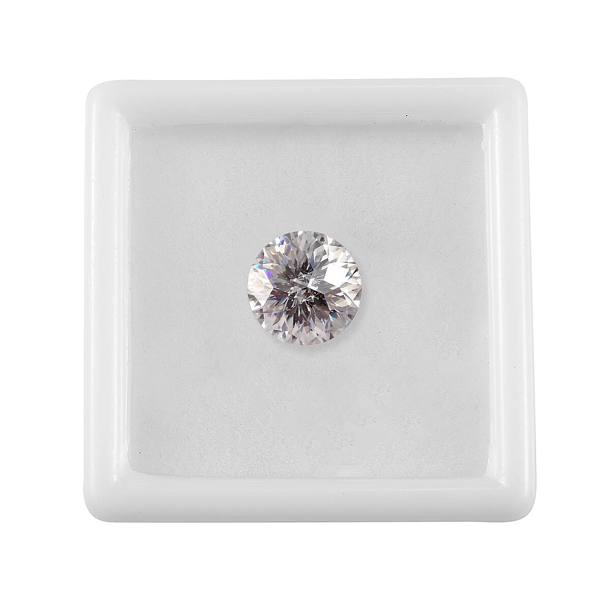 Fancy Cut Moissanite (Rnd 10 mm) 3.50 ctw