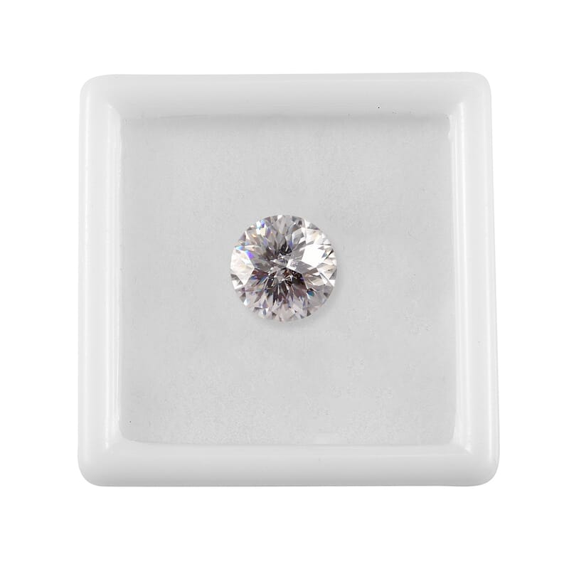 Fancy Cut Moissanite (Rnd 10 mm) 3.50 ctw