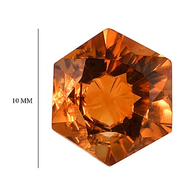 Brazilian Citrine (Hexagon 10 mm) 3.70 ctw
