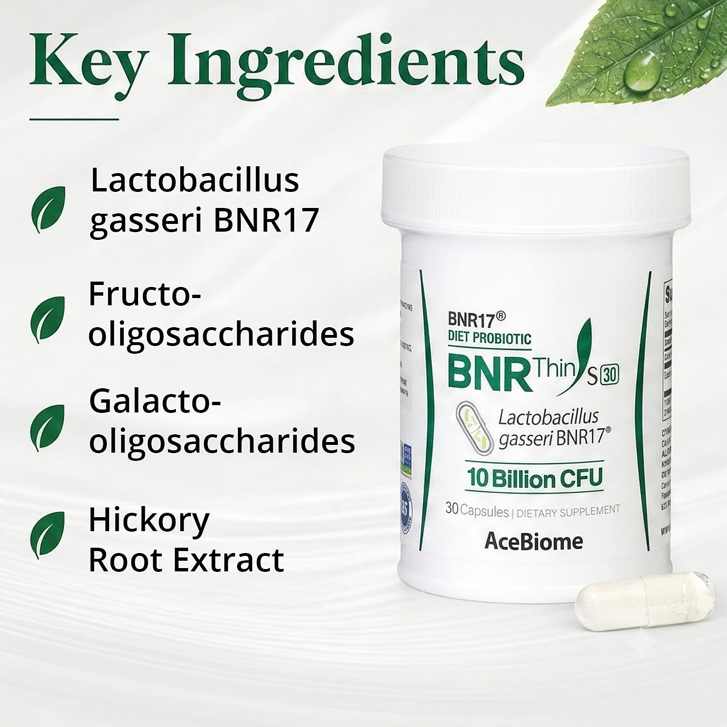 BNR17 Diet Probiotic BNR Thins Dietary Supplement (30 Capsules)
