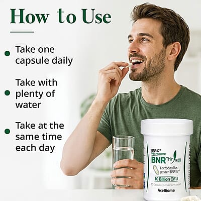 BNR17 Diet Probiotic BNR Thins Dietary Supplement (30 Capsules)