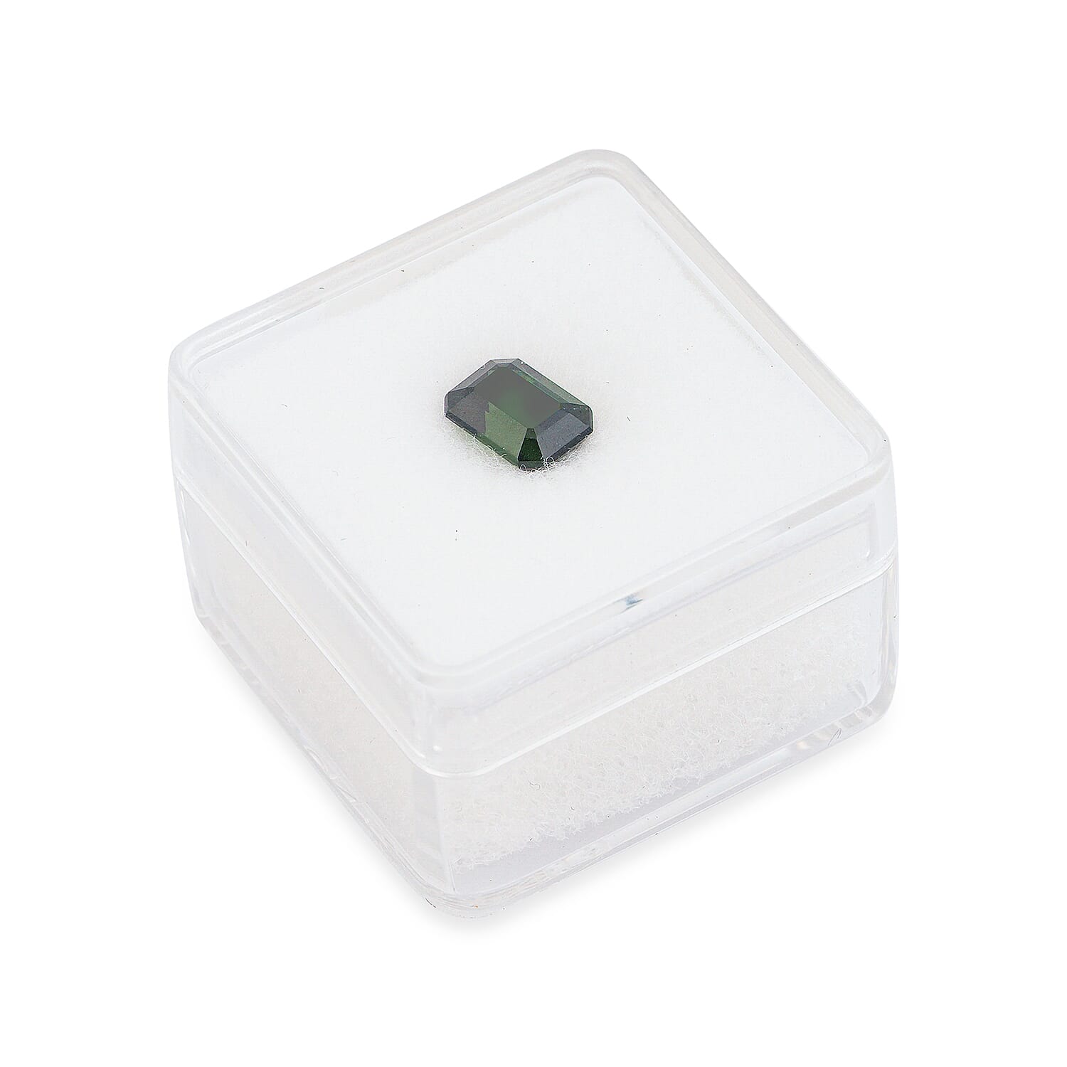 Chrome Tourmaline Octagon 8x6 Faceted Cut 4A 1.70 ctw