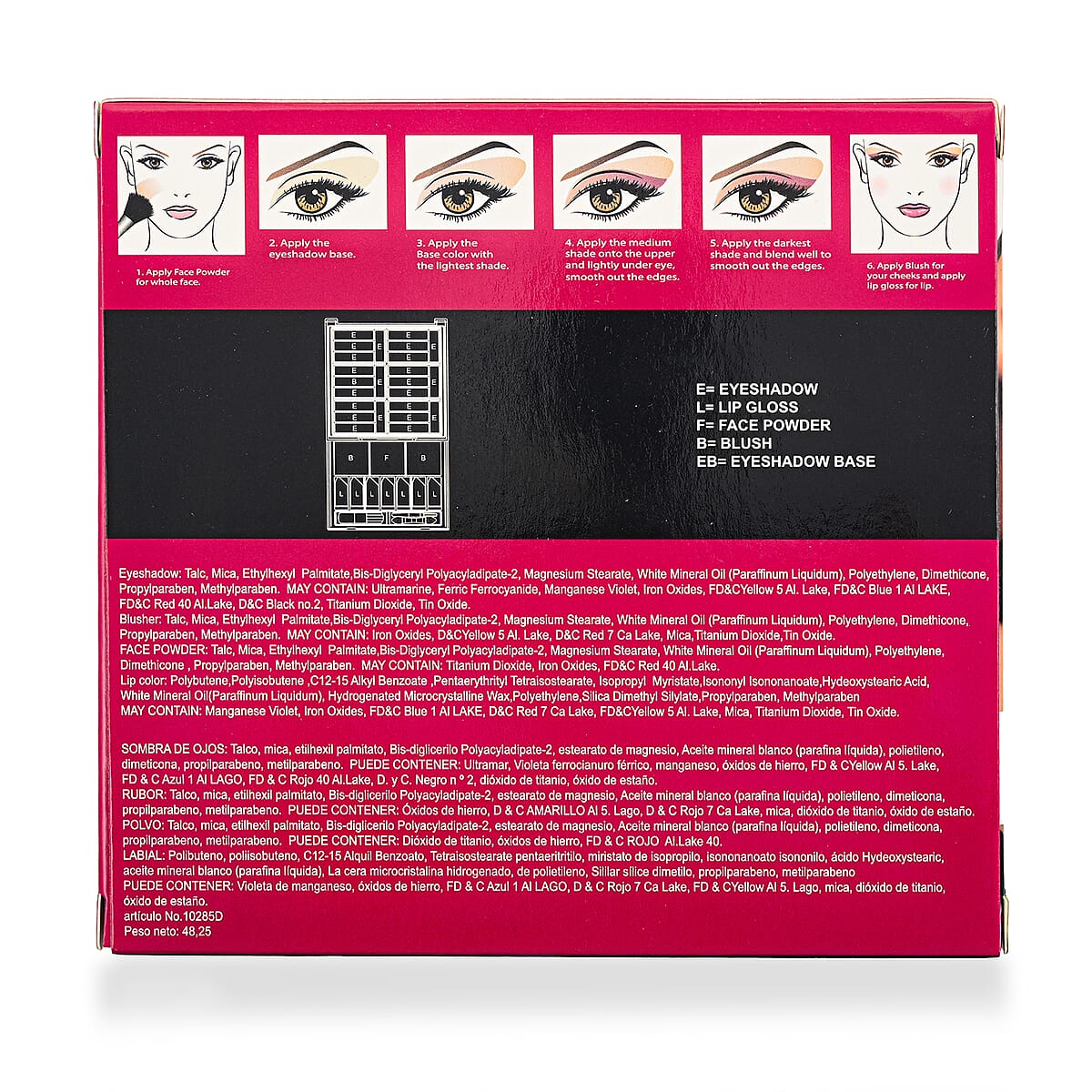 Malibu Glitz 35 Shade Makeup Kit image number 7
