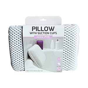 Closeout Headrest Bathtub Pillow with Suction Cups