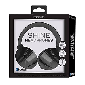 Closeout Prime Audio Shine Bluetooth Headphones -Black