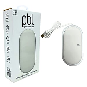 Closeout EvoTech PBL Pebble 6000 mah Power Bank and Wireless Charger