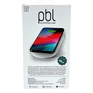 Closeout EvoTech PBL Pebble 6000 mah Power Bank and Wireless Charger