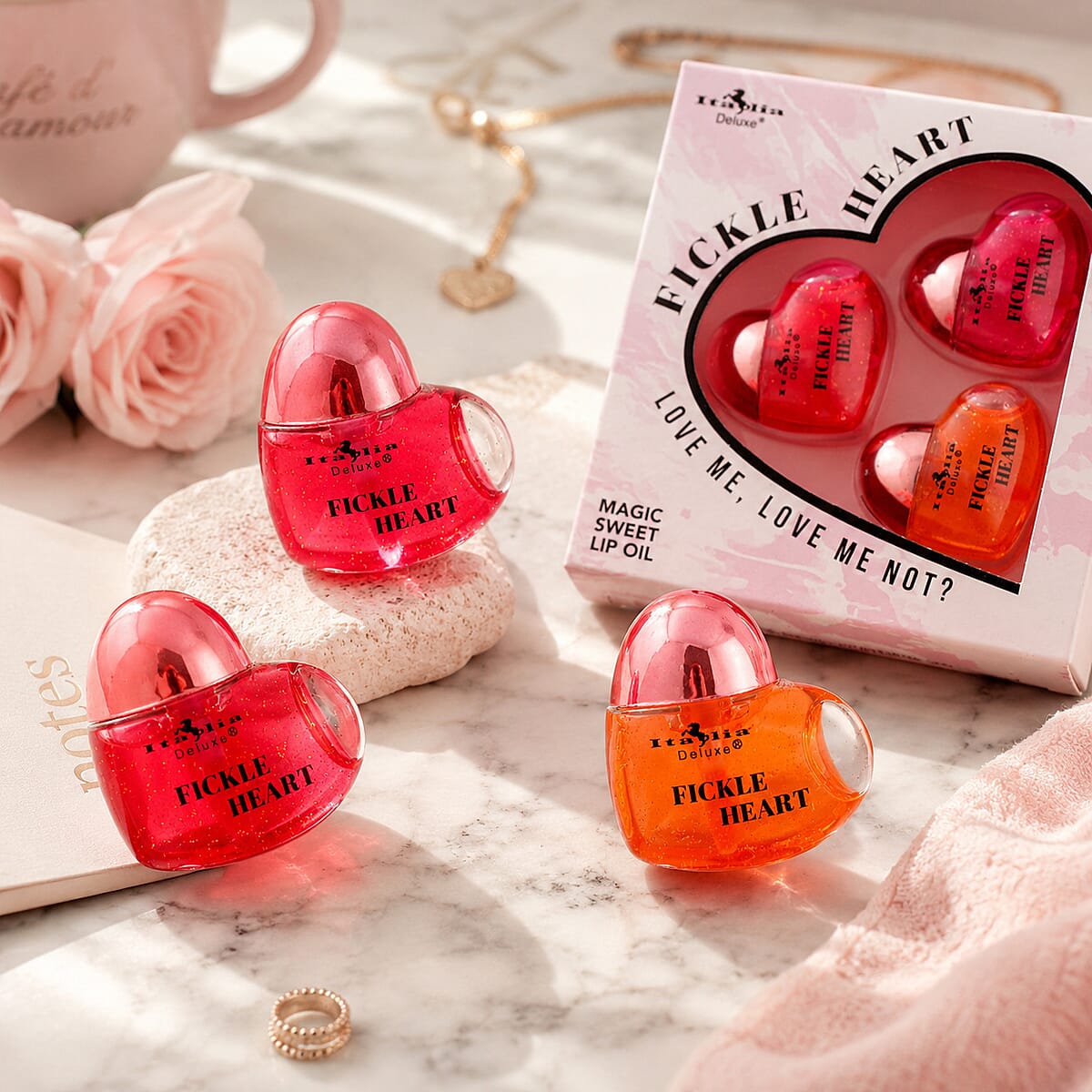 Fickle Heart 3 Piece Lip Oil Set image number 1
