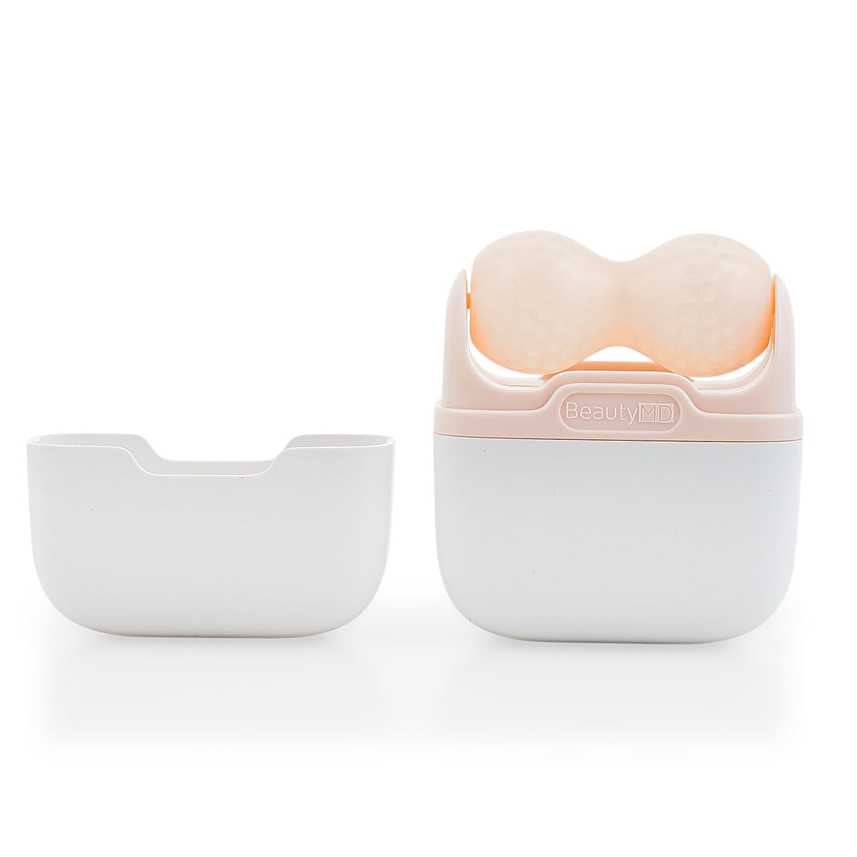 Beauty MD 2 in 1 Soothing Ice Roller for Face and Body in Apricot Blush image number 2