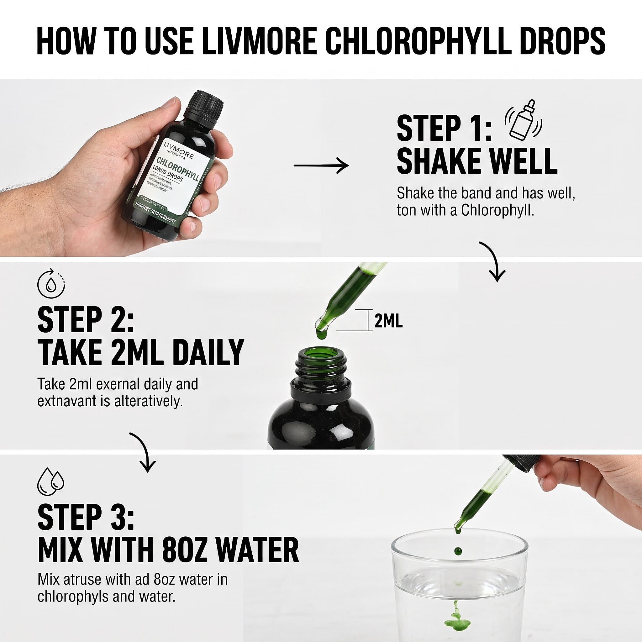 Livmore Unflavored Chlorophyll Liquid 2.02 oz