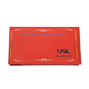 999 Fine Silver Bold, Free and Unbreakable Embossed Sheet 500mg