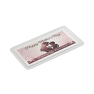 999 Fine Silver Forever My First Love Mother's Day Embossed Bar 500 mg
