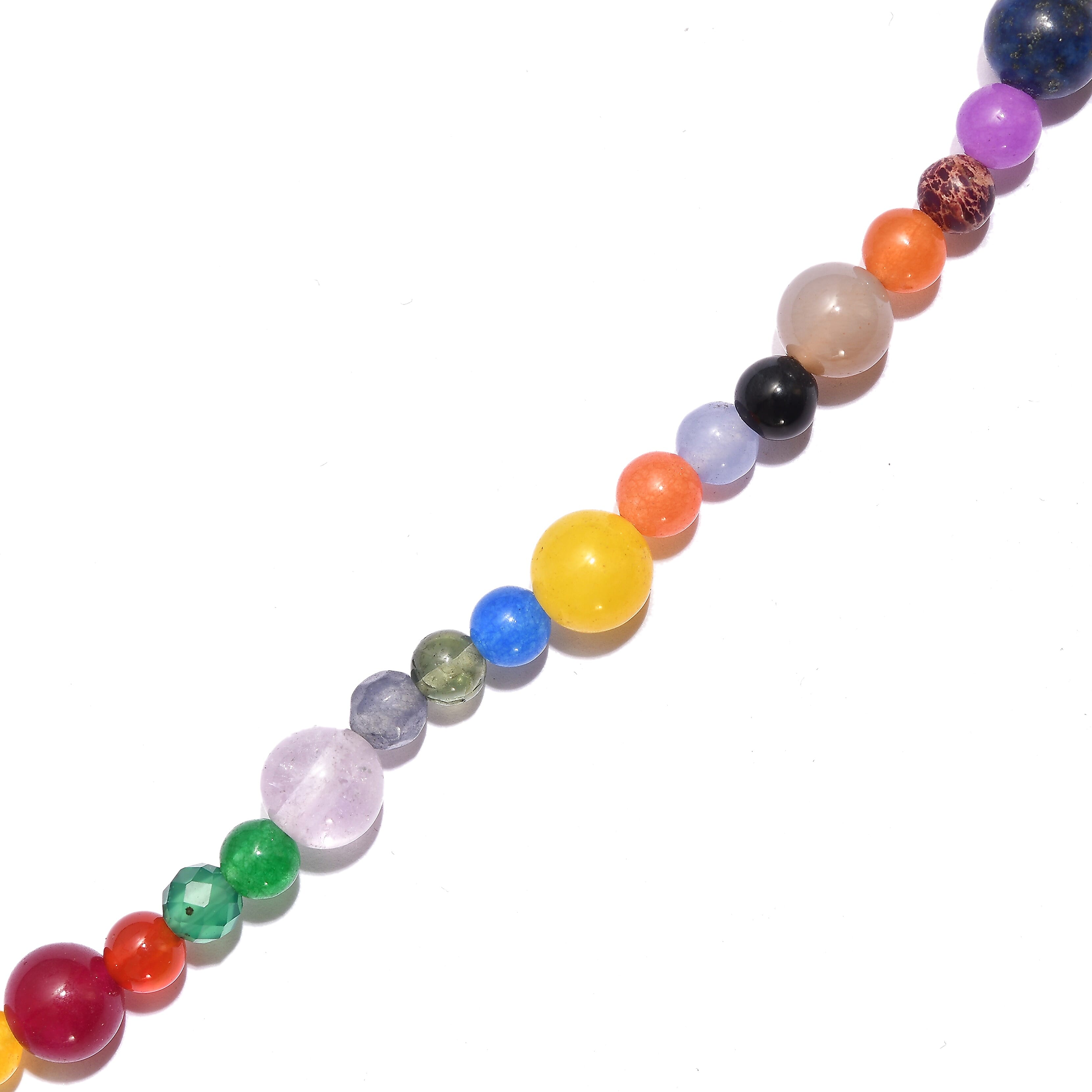 Multi Gemstone 230.00 ctw Beaded Necklace (50 Inches)