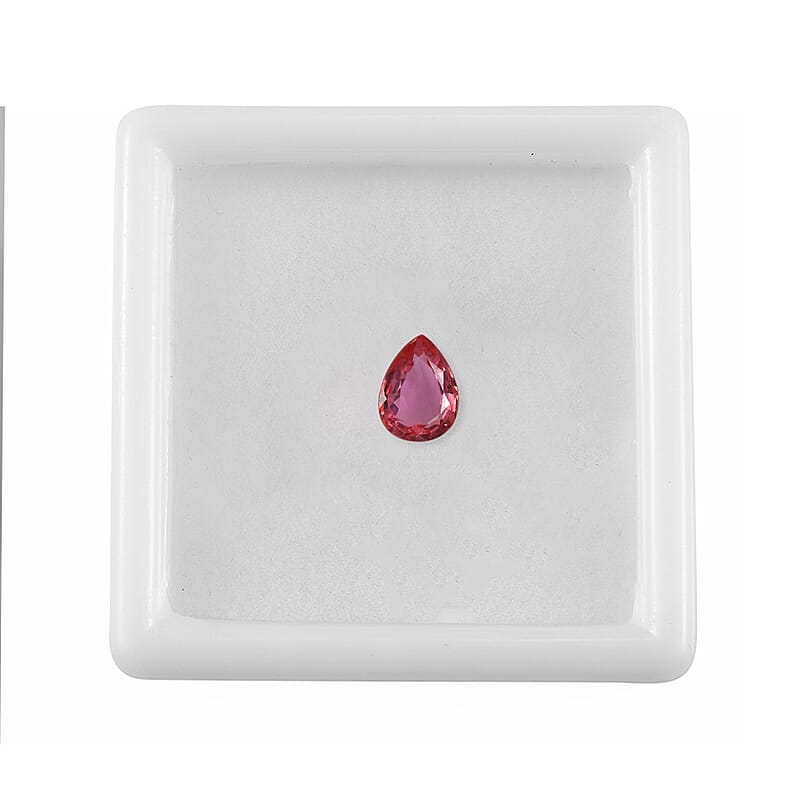 Premium Padparadscha Sapphire (Pear Free Size) 0.90 ctw