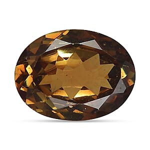 Premium Champagne Demantoid Garnet (Ovl 8x6 mm) 1.43 ctw