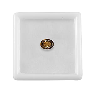 Premium Champagne Demantoid Garnet (Ovl 8x6 mm) 1.43 ctw