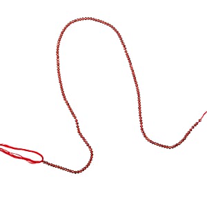 GCS Round Garnet Beaded Strand (13 Inches) 19.60 ctw