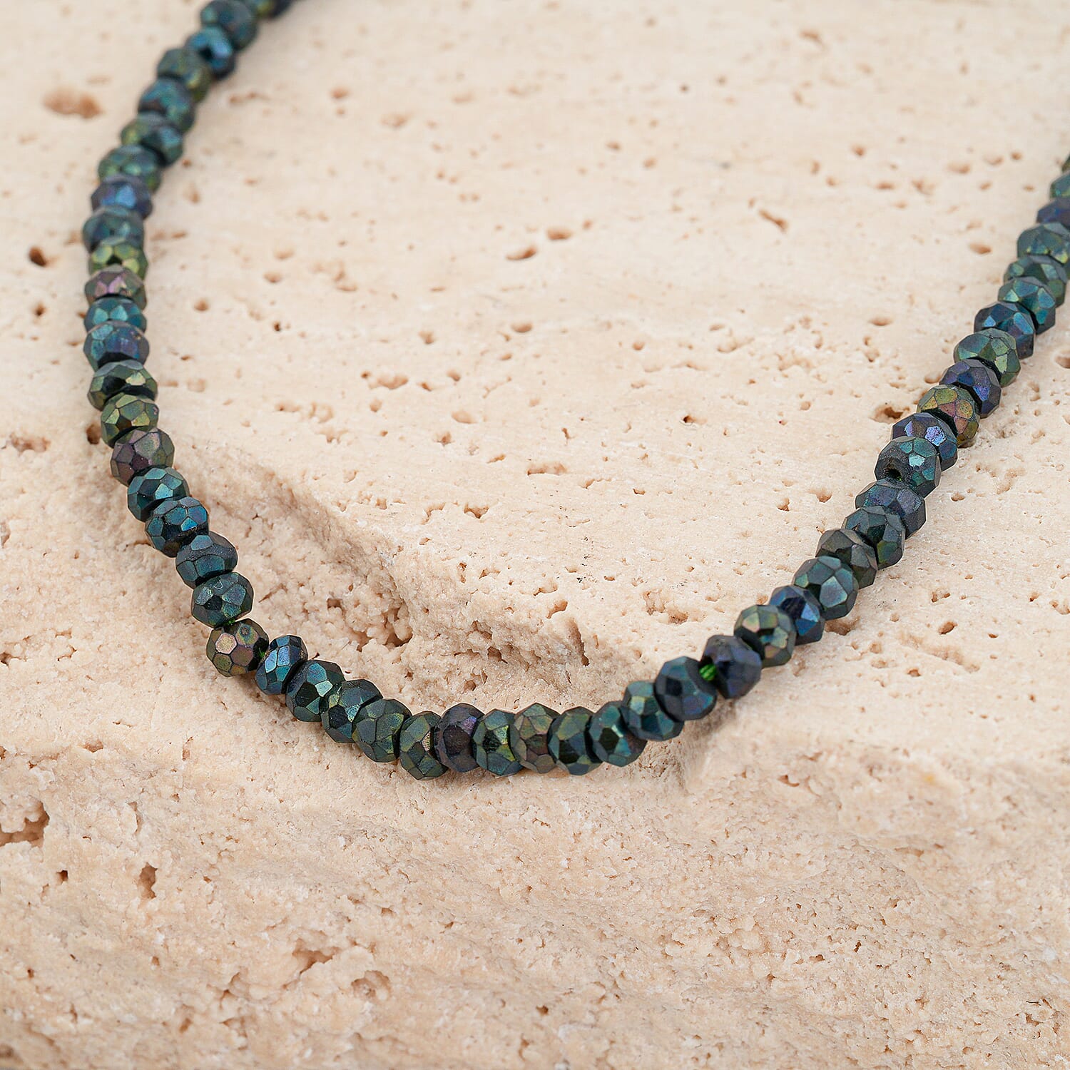 GCS Coated Spinel Beaded Strand (14 Inches) 40.75 ctw