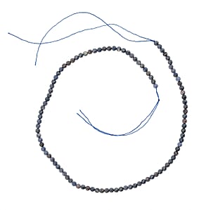 GCS Sapphire Round Beaded Strand (15.5 Inches) 56.25 ctw