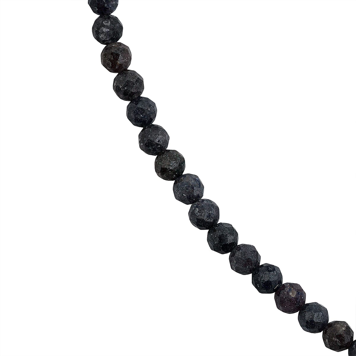 GCS Sapphire Round Beaded Strand (15.5 Inches) 56.25 ctw image number 2