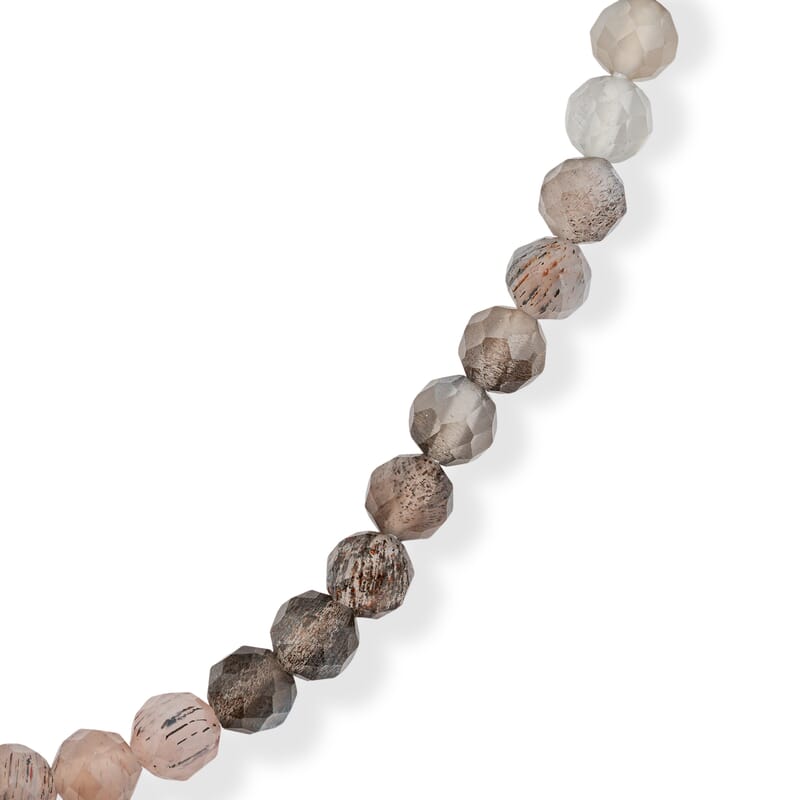 GCS Feldspar Round 35.70 ctw Beaded Strand (13 Inches)