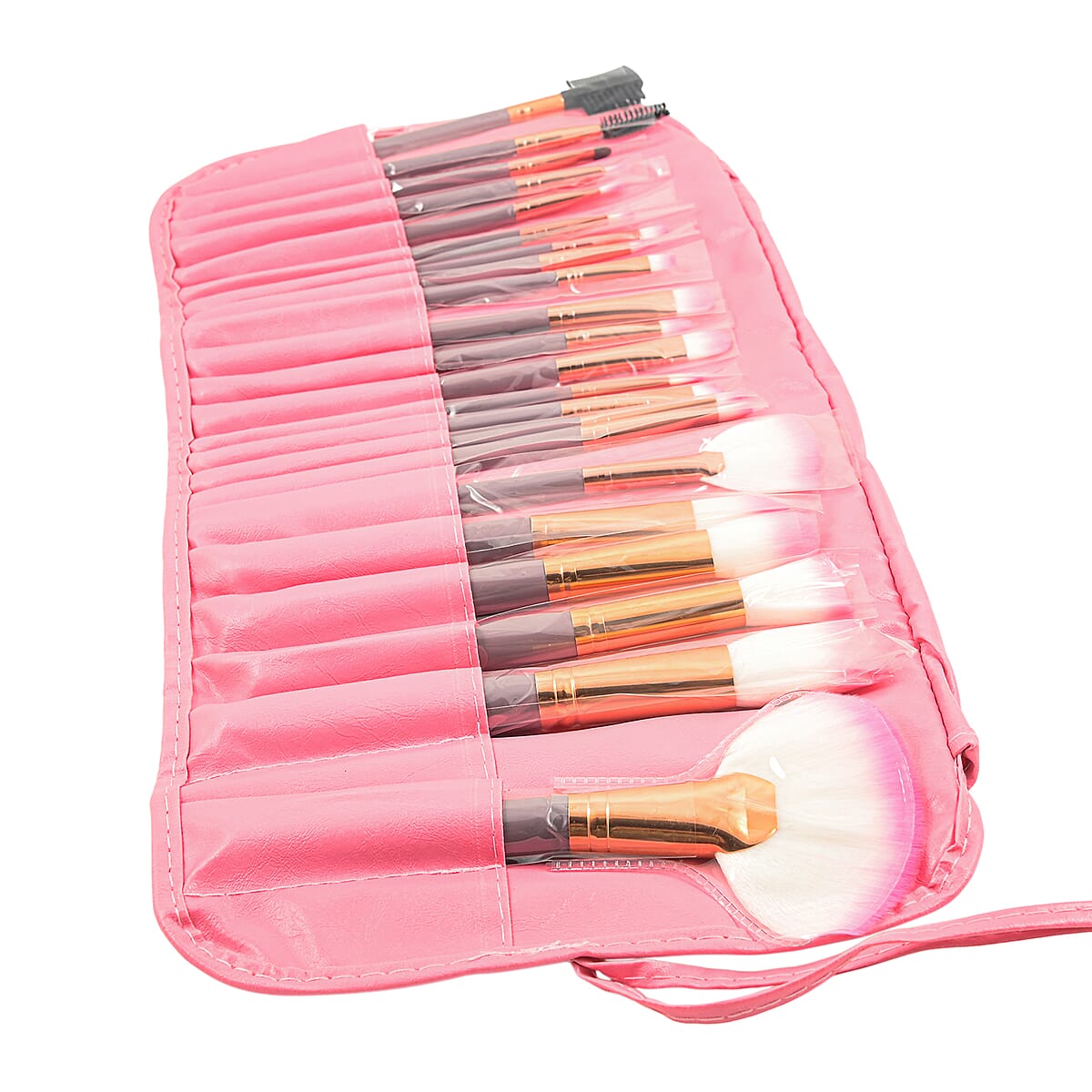 23 Piece Pink Make UpBrush Sets image number 3