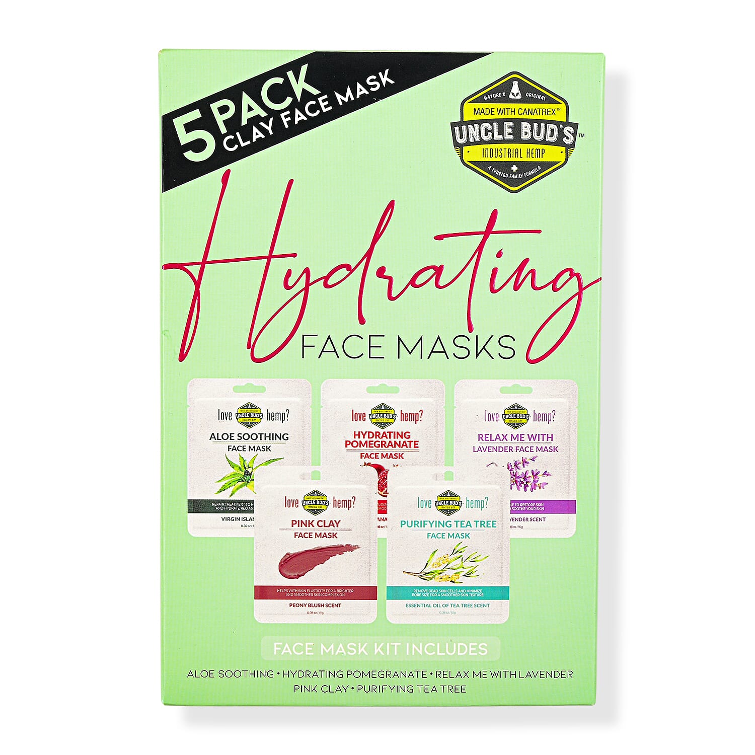 Uncle Buds Hydrating Face Masks