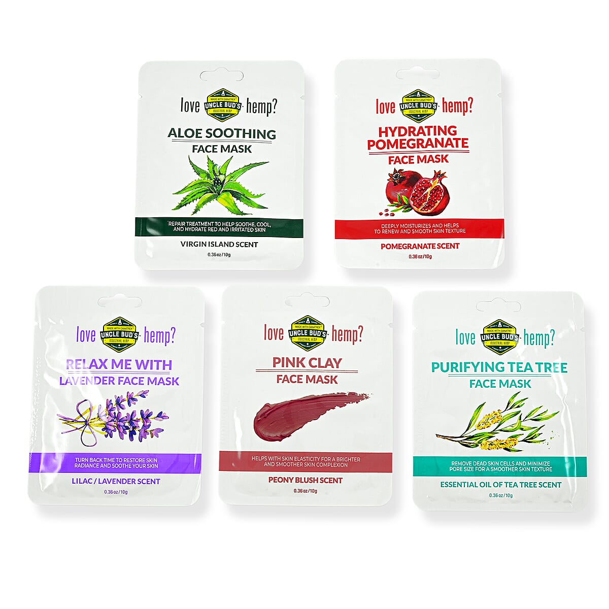 Uncle Buds Hydrating Face Masks image number 3